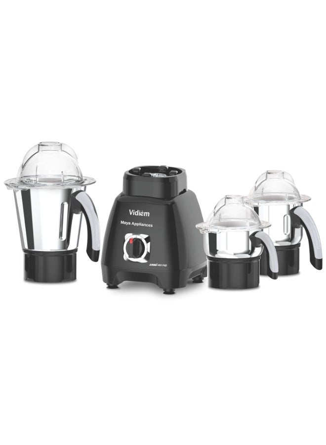 فيديم Vidiem Jumbo Mix Pro 1000W Mixer Grinder (Black) | 3 Leakproof Jars | Self-Locking Jars for Wet & Dry Grinding | Double Lid Lock | 1-Year Warranty | Heavy-Duty Motor - Image 1